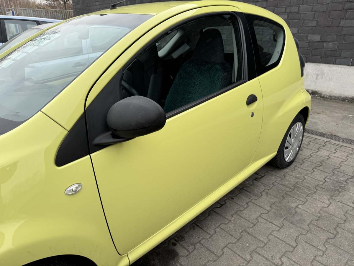 Citroen C1 original T&uuml;r links KBN Gelb 3-T&uuml;rer Rohbau Bj.2007